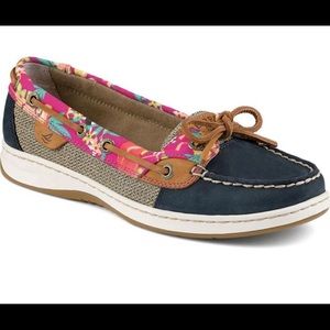 Cute floral Sperrys